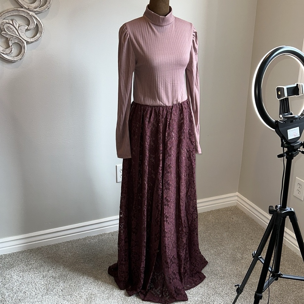 JOYFOLIE Mia Joy Bijourn Maxi Dress With Pockets In Dusty Orchid - Picture 5 of 12